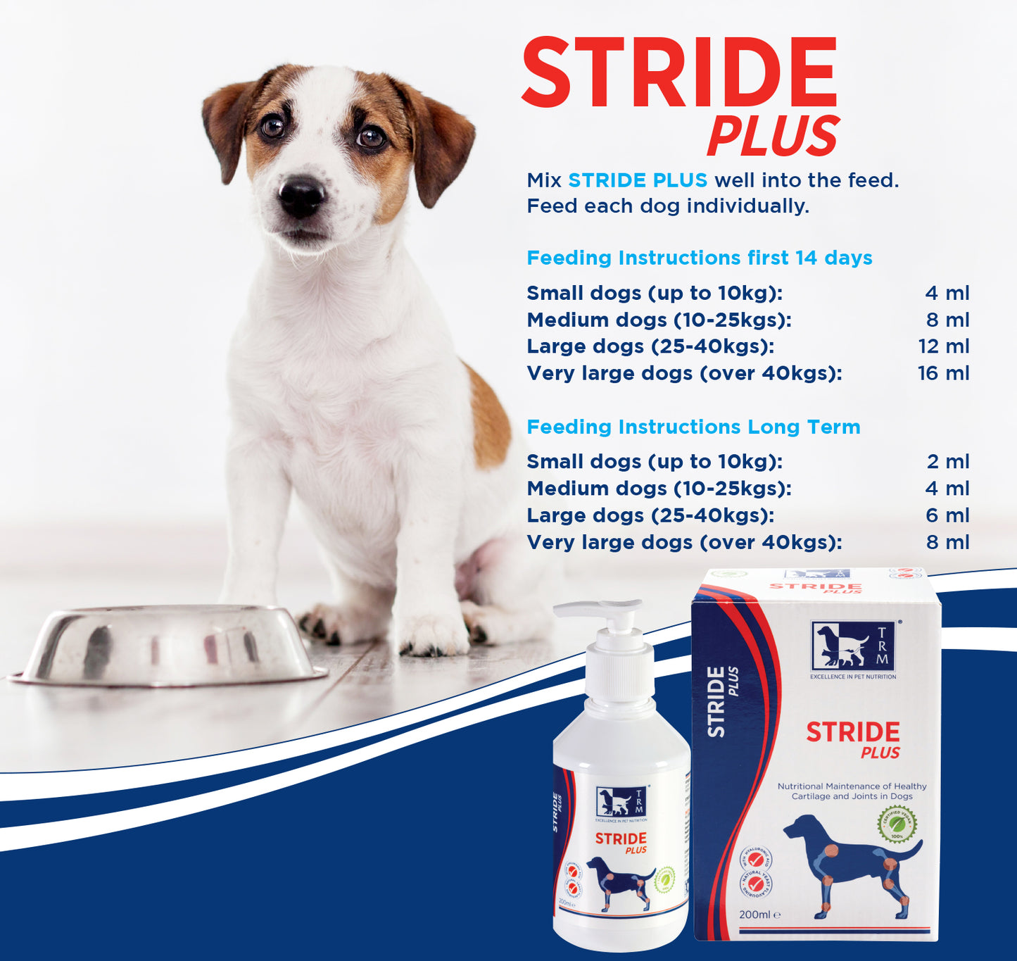 Stride Plus Joint Supplement For Dogs & Cats, 200ml