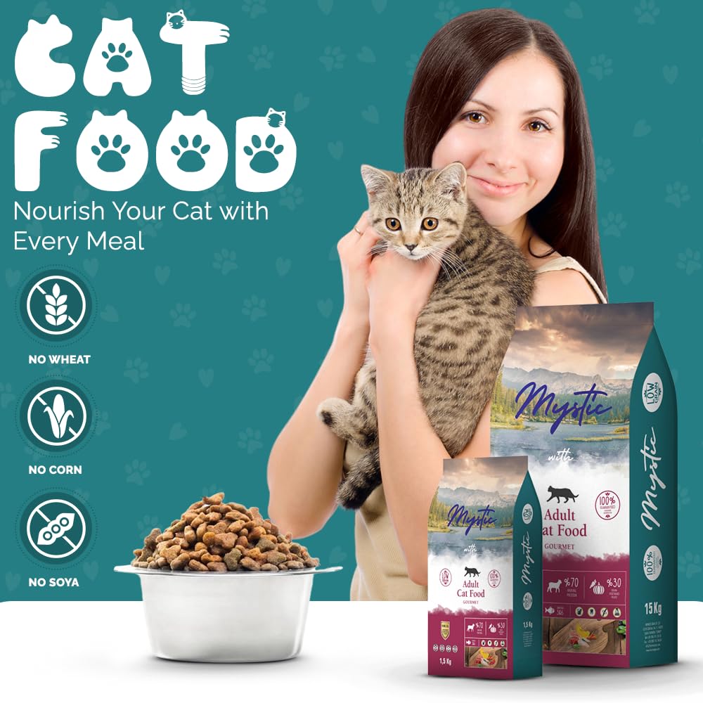 Mystic Adult Gourmet Dry Cat Food