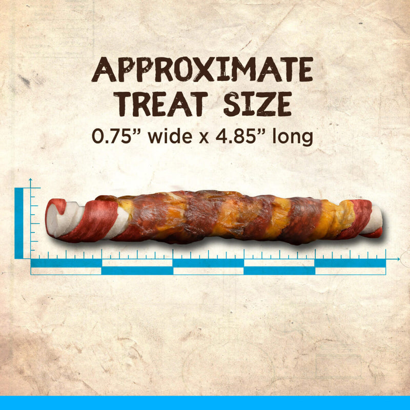 ZOE - Rawhide Free Twists Treats for Dogs - BBQ Chicken