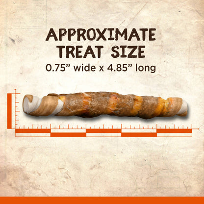 ZOE - Rawhide Free Twists Treats for Dogs - Peanut Butter Flavour