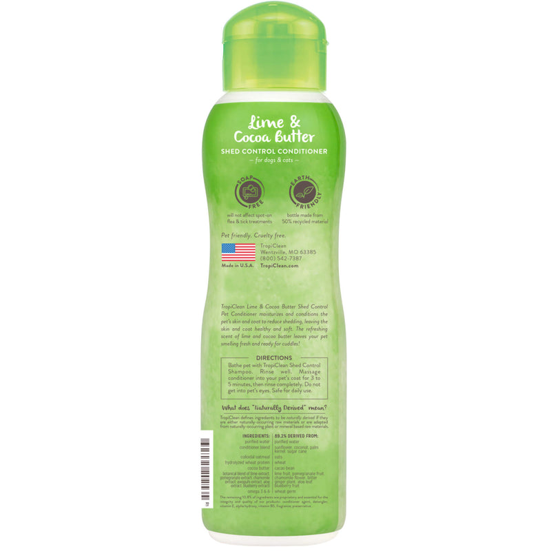 Tropiclean - Lime & Cocoa Butter Pet Conditioner, 355 ml