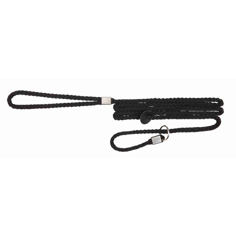 Trixie - Show Leash, Nylon For Dogs - Black - 10 mm