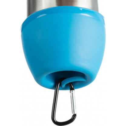 Trixie - Bottle with Bowl, Stainless Steel/Plastic Water dispenser