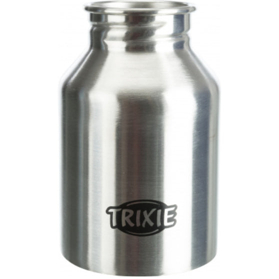 Trixie - Bottle with Bowl, Stainless Steel/Plastic Water dispenser
