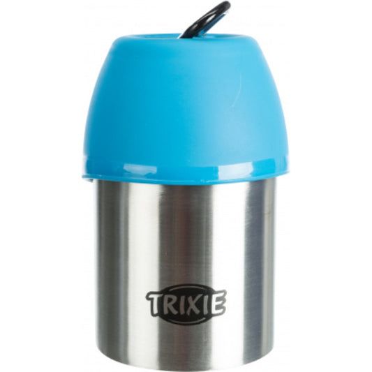 Trixie - Bottle with Bowl, Stainless Steel/Plastic Water dispenser