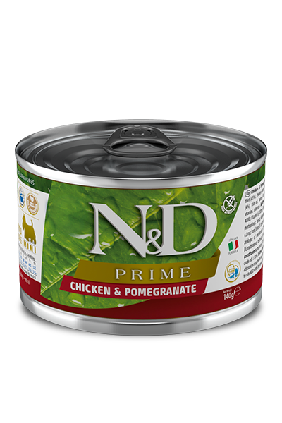 FARMINA - N&D - Chicken & Pomegranate- Adult Mini- Grain free - Wet Dog Food - 140g