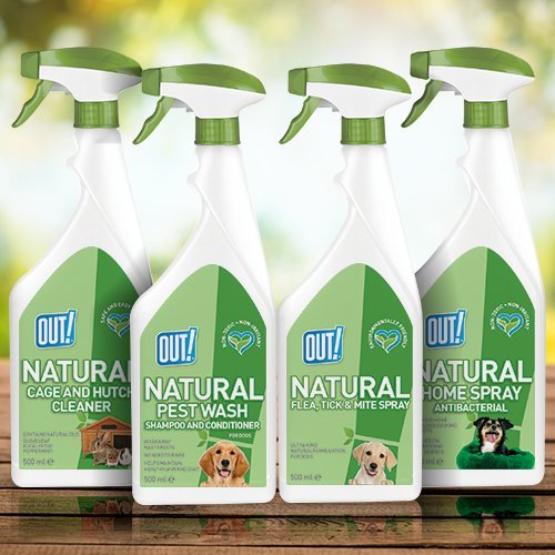 OUT! - Natural Flea & Tick Spray, 500ml