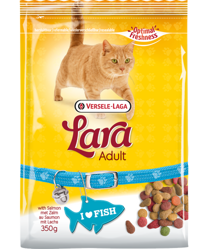 Lara - Salmon - dry adult cat food - 350g, 2kg