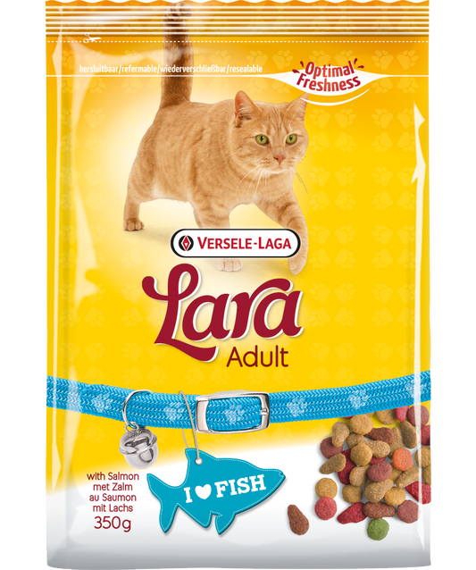 Lara - Salmon - dry adult cat food - 350g, 2kg