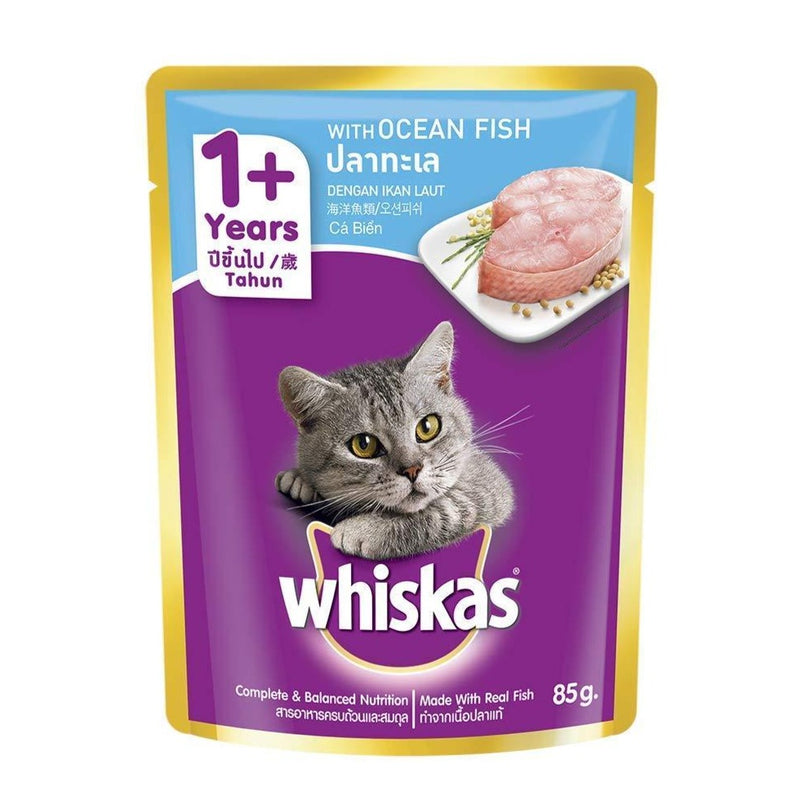 Whiskas -  Ocean Fish - Wet Food For Cat - 85gm