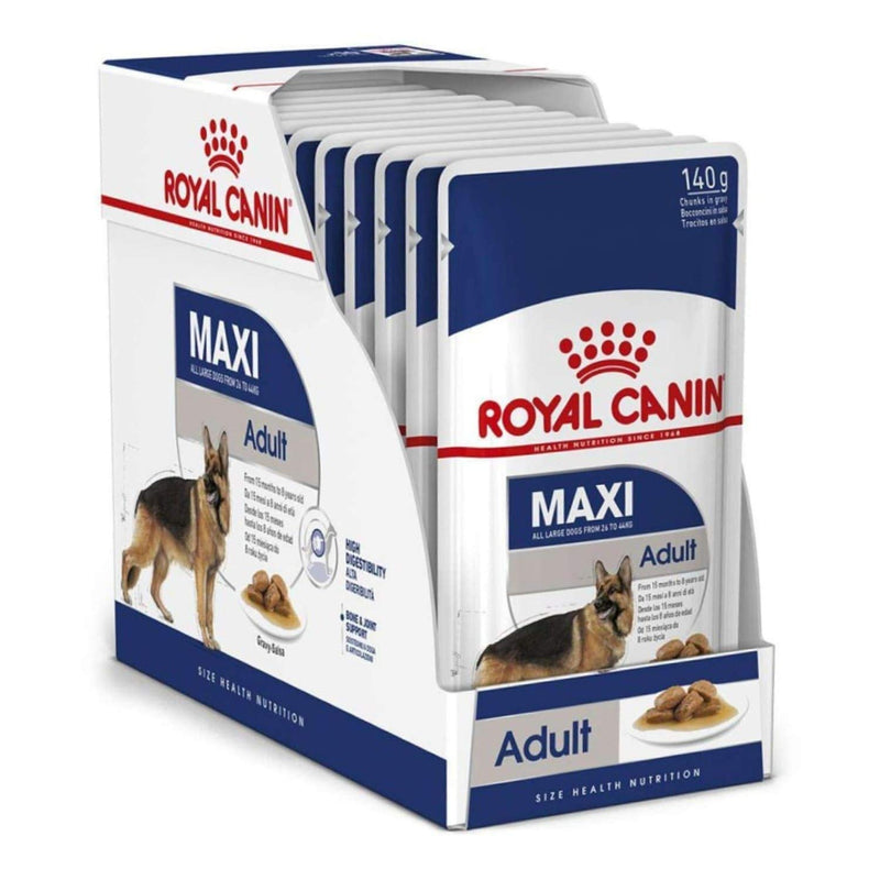 Royal Canin - Wet Dog Food - Maxi Adult - 140g X 10 Pouches