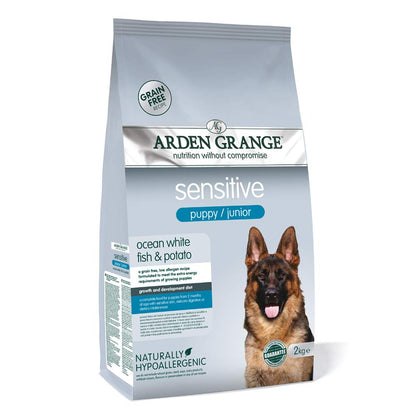 Arden Grange Sensitive Puppy/Junior  Ocean White Fish & Potato-Grain free