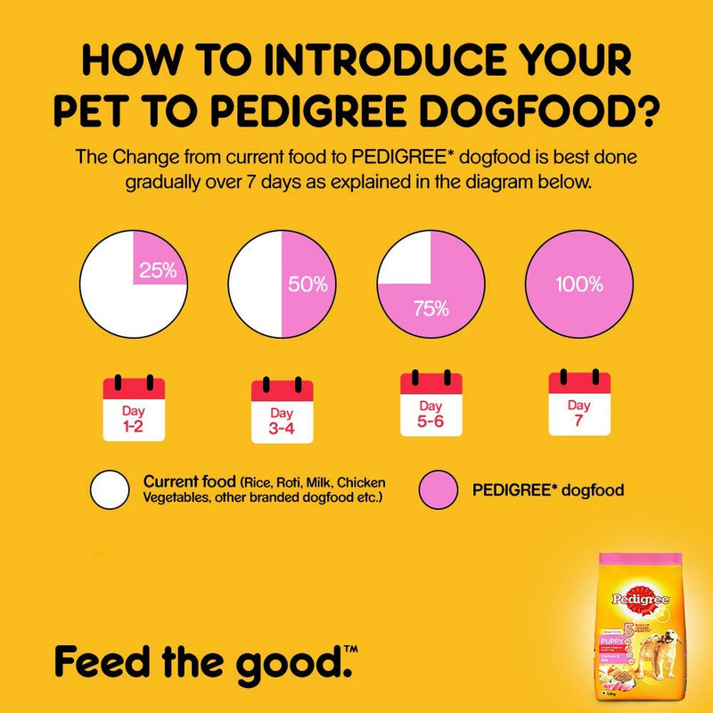 Pedigree - Chicken and Milk - Dry food For Puppy