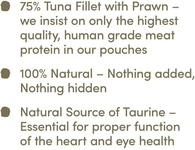 Applaws Cat Wet Food 70g Tuna Fillet with Pacific Prawns in Broth (Pack of 12)