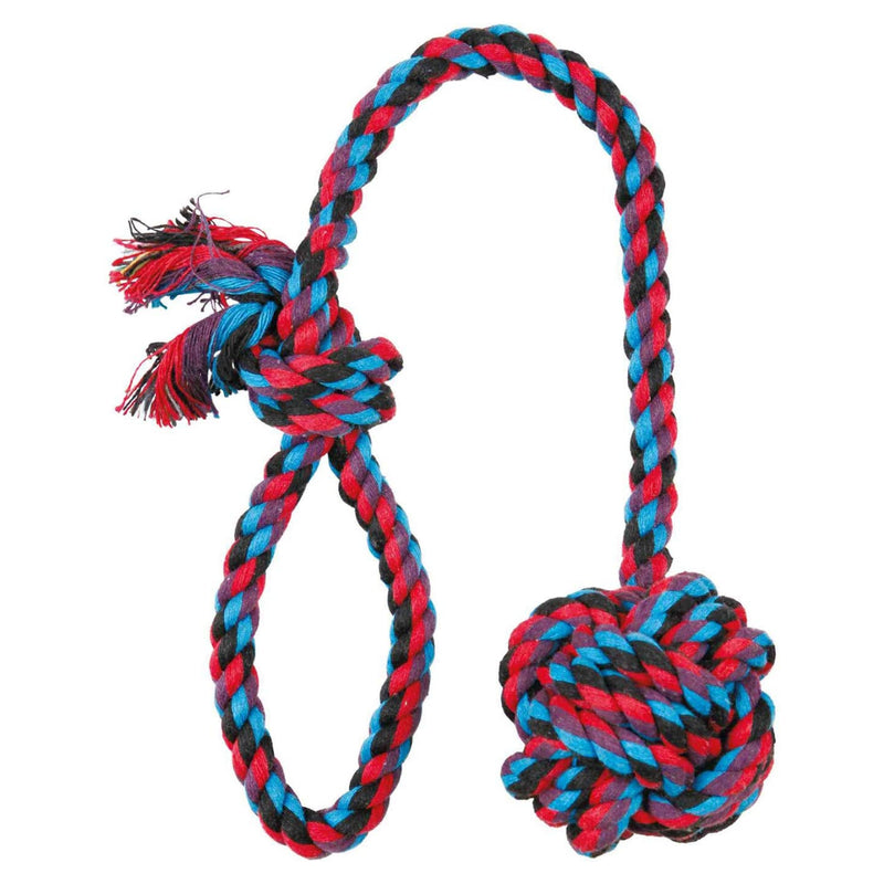Trixie - Playing Rope with Woven in Ball for Dog, 50 X 7 Cm