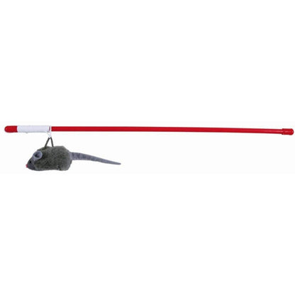 Trixie - Squeaky Playing Rod, Cat Toy 47 cm