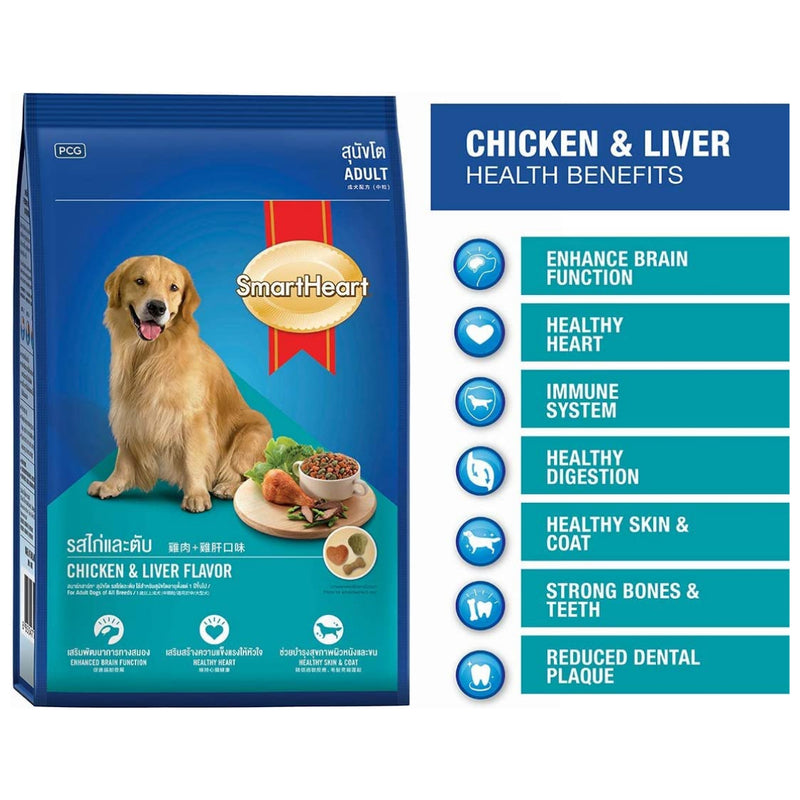 Smart Heart - Adult Dog Food Dry Chicken and Liver