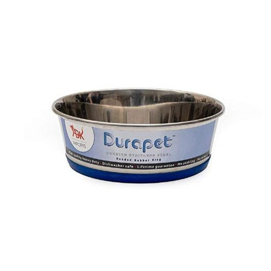 Durapet Dog Bowl with Silicone Bonding at Bottom