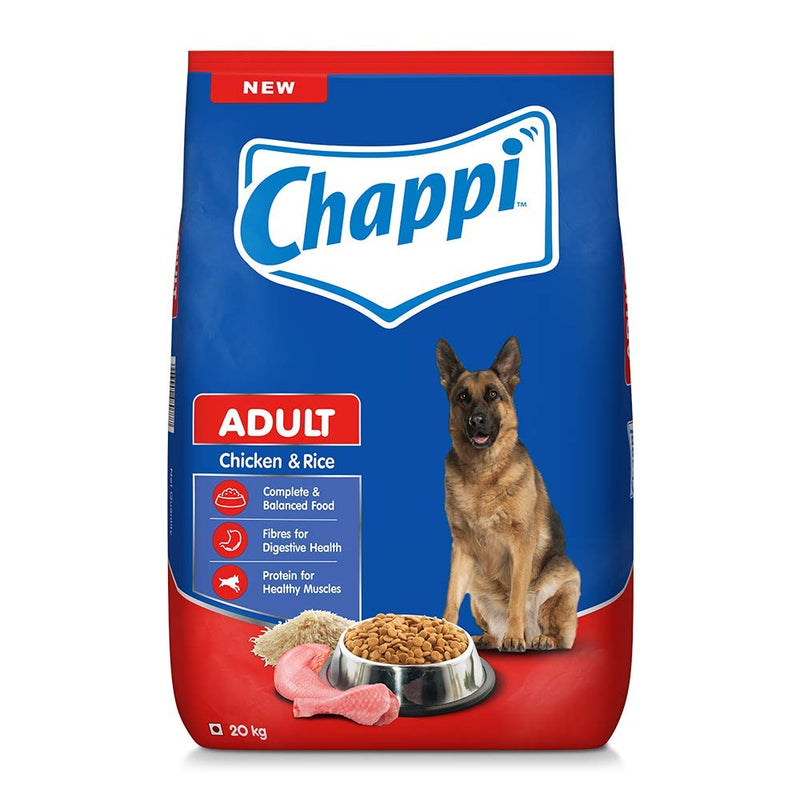 Chappi - Chicken & Rice - Adult Dry Dog Food, 20kg