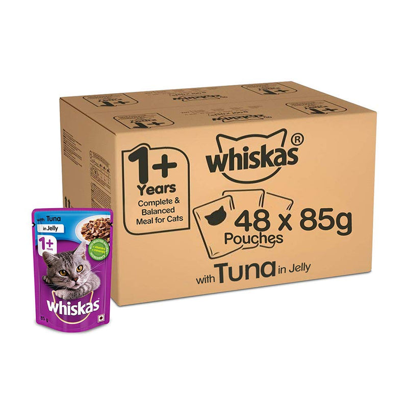 Whiskas - Tuna in Jelly - Wet Food For Adult Cat - 85gm