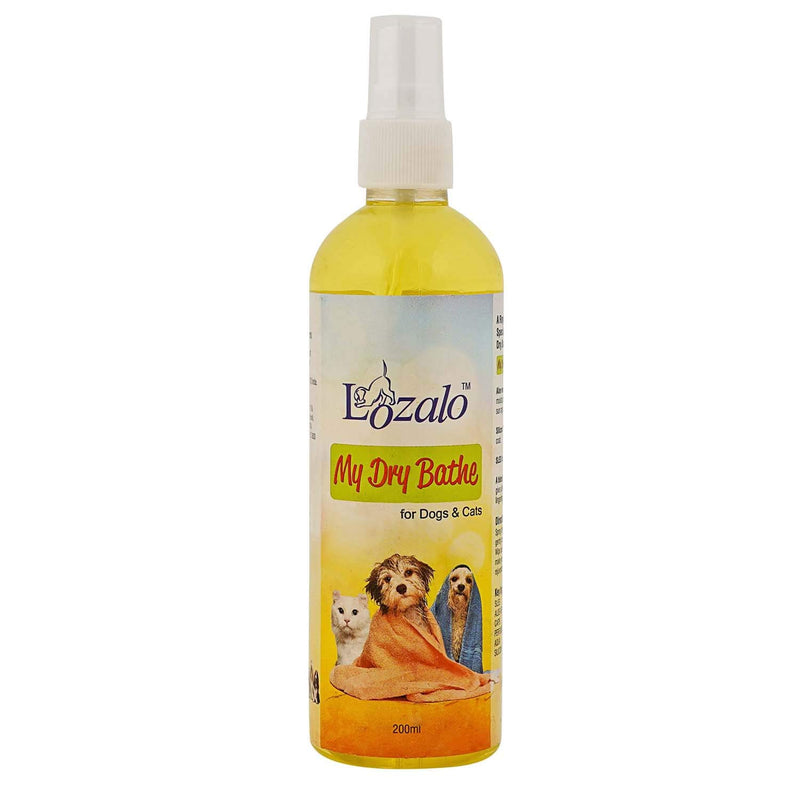 Lozalo - My Dry Bath Shampoo for dogs and cats, 200 ml