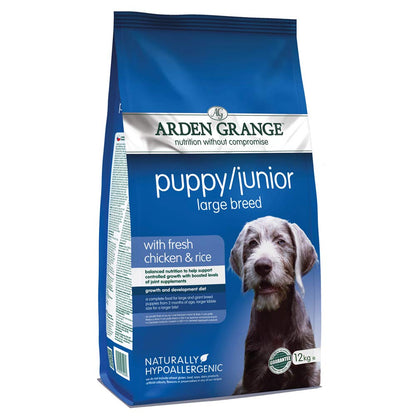 Arden Grange Puppy/Junior Large Breed Chicken and Rice Dry Dog Food