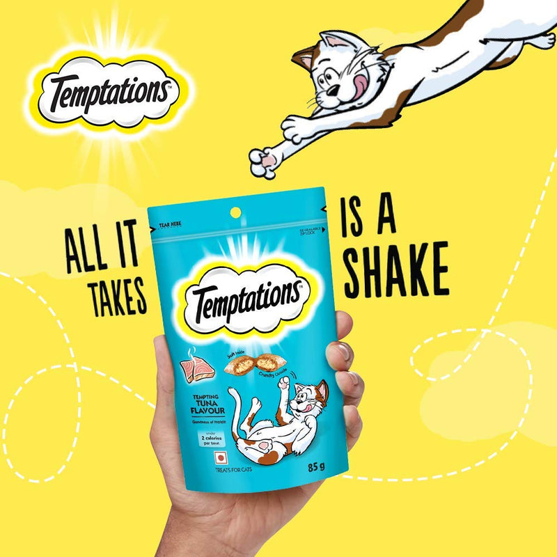 Temptations - Tempting Tuna Flavour, Cat Treat - 85g