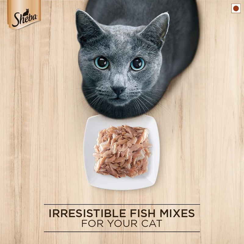 Sheba - Rich Premium Fish with Sasami - Wet Food For Cat - 35g