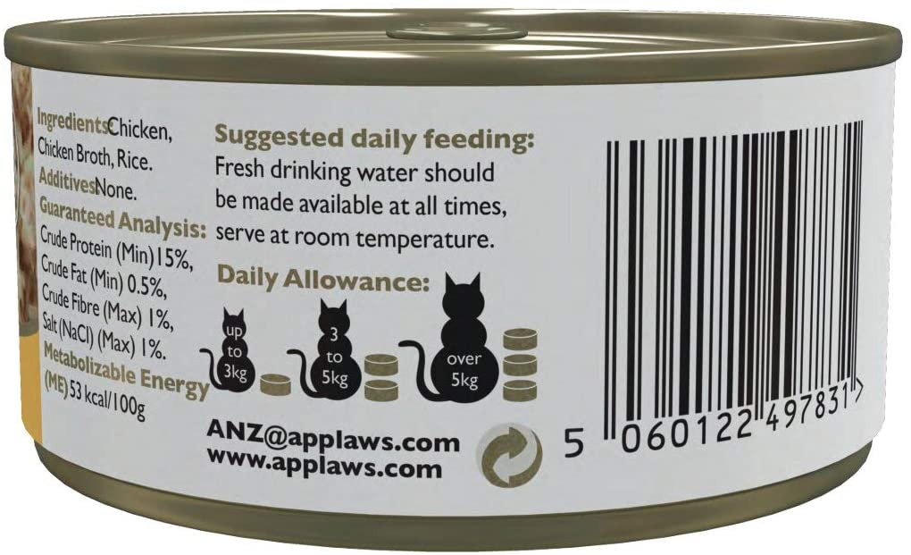 Applaws Cat Wet Food 70g Chicken Breast in Broth (Pack of 24)