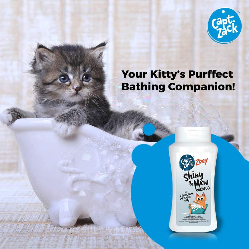 Captain Zack - Zoey Shiny & Mew - Cat Shampoo, 200ml