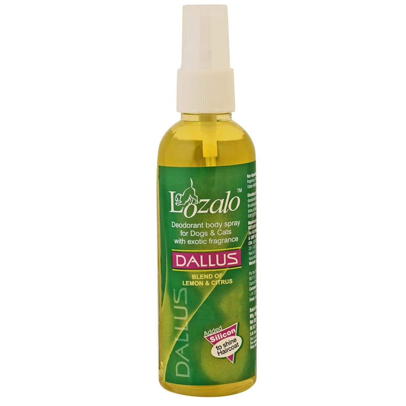Lozalo - Dallus, Deodorant body spray for dogs and cats, 100 ml