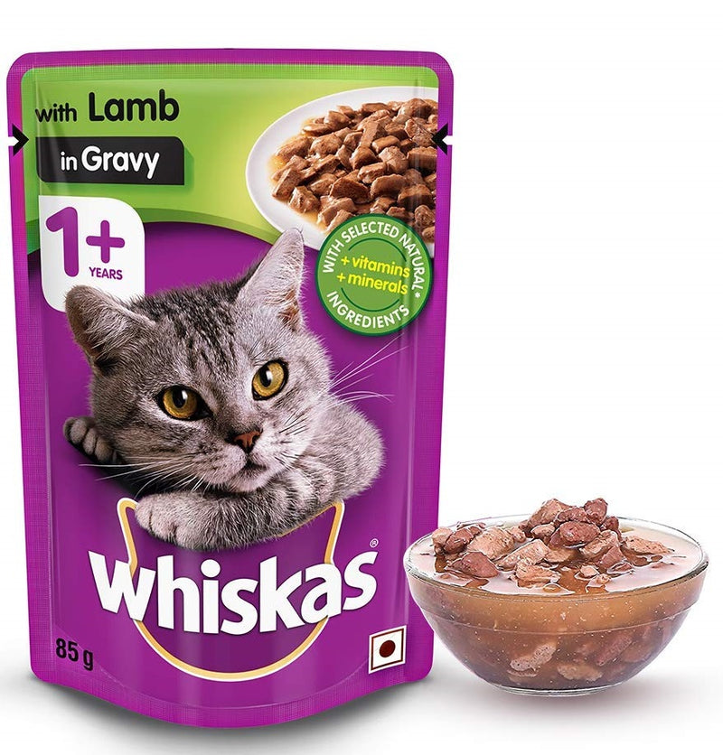 Whiskas - Lamb in Gravy - Wet Food For Adult Cat - 85gm