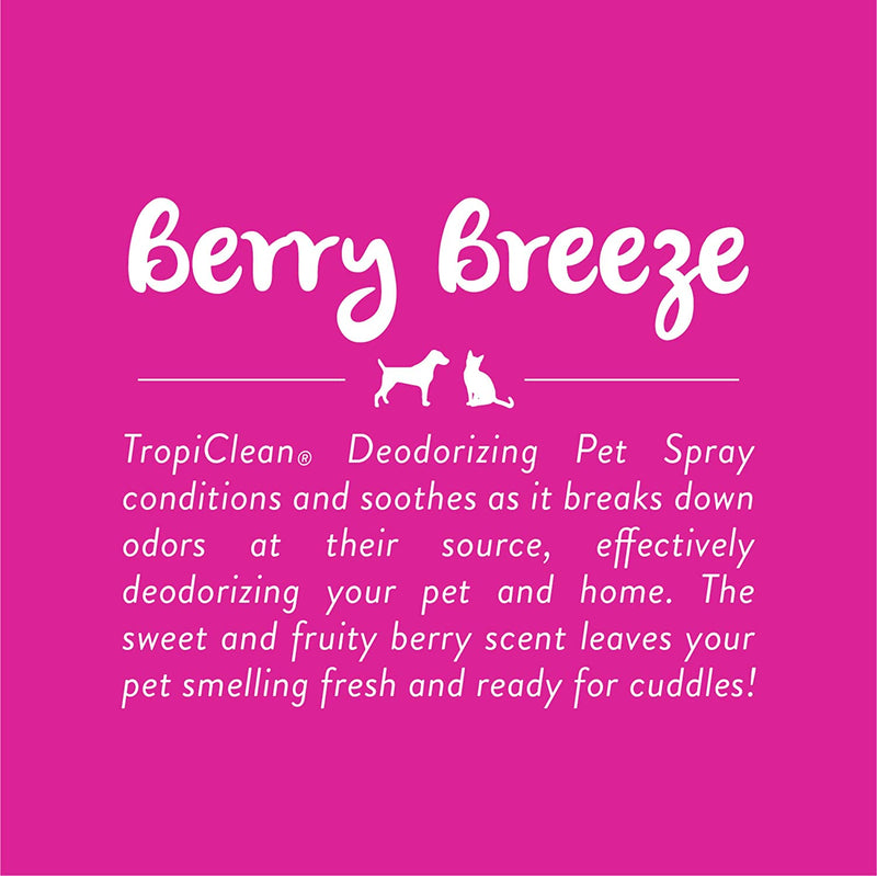 Tropiclean - Berry Breeze (Berry Fresh) Pet Cologne Spray, 236 ml