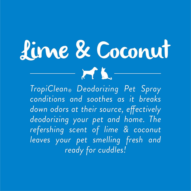 Tropiclean - Lime & Coconut Deodorizing Pet Spray, 236 ml