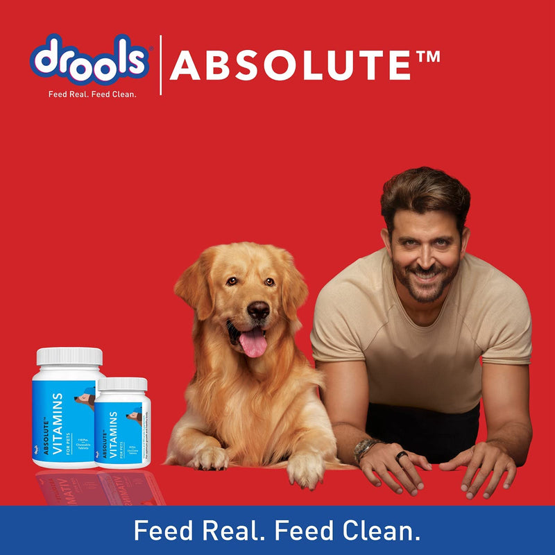 Drools Absolute Vitamin Tablets, Supplement For Dog