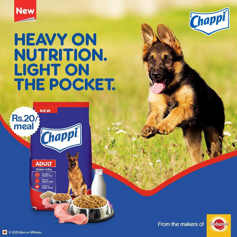 Chappi - Chicken & Rice - Adult Dry Dog Food, 20kg