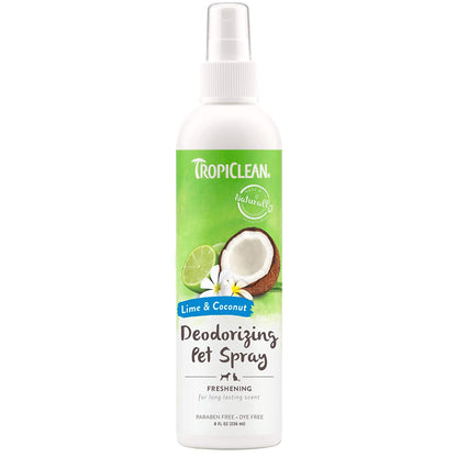 Tropiclean - Lime & Coconut Deodorizing Pet Spray, 236 ml