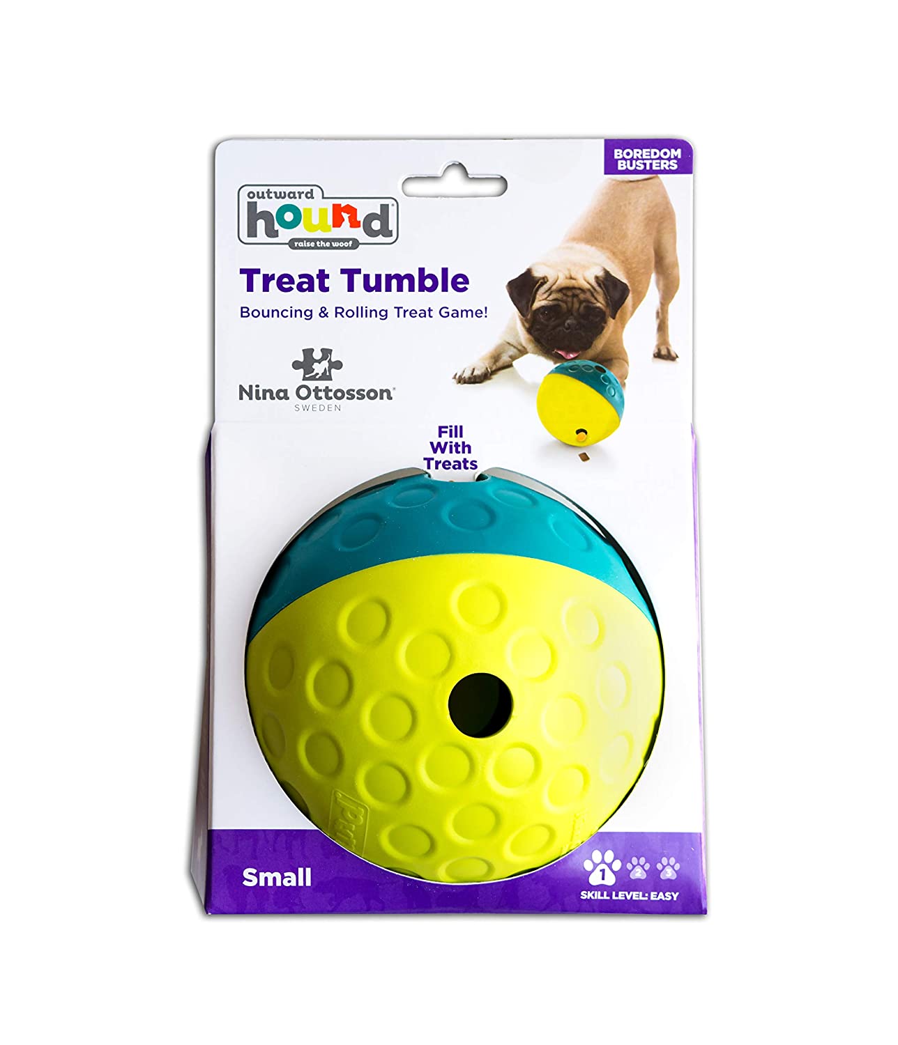 Outward Hound - Nina Ottosson Treat Tumble Ball, Small