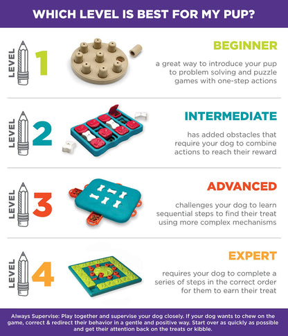 Outward Hound - Nina Ottosson Dog Brick Game - FLIP, FIND & SLIDE