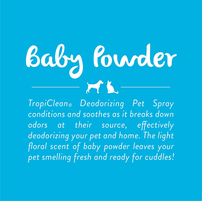Tropiclean - Baby Powder Pet Cologne Spray, 236 ml