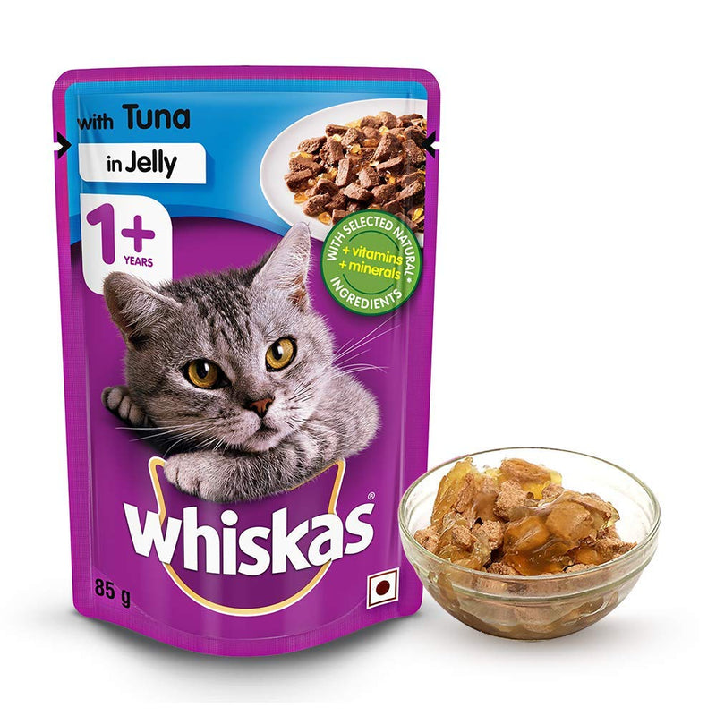 Whiskas - Tuna in Jelly - Wet Food For Adult Cat - 85gm