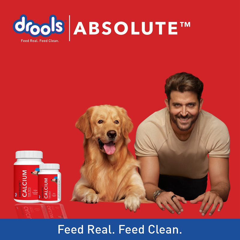 Drools Absolute Calcium Tablet, Supplement For Dog