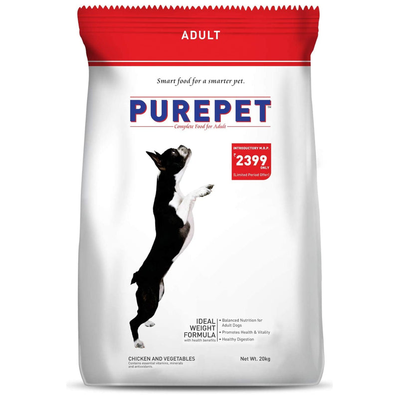 Purepet - Chicken & Vegetables - Dry Food For Adult Dog