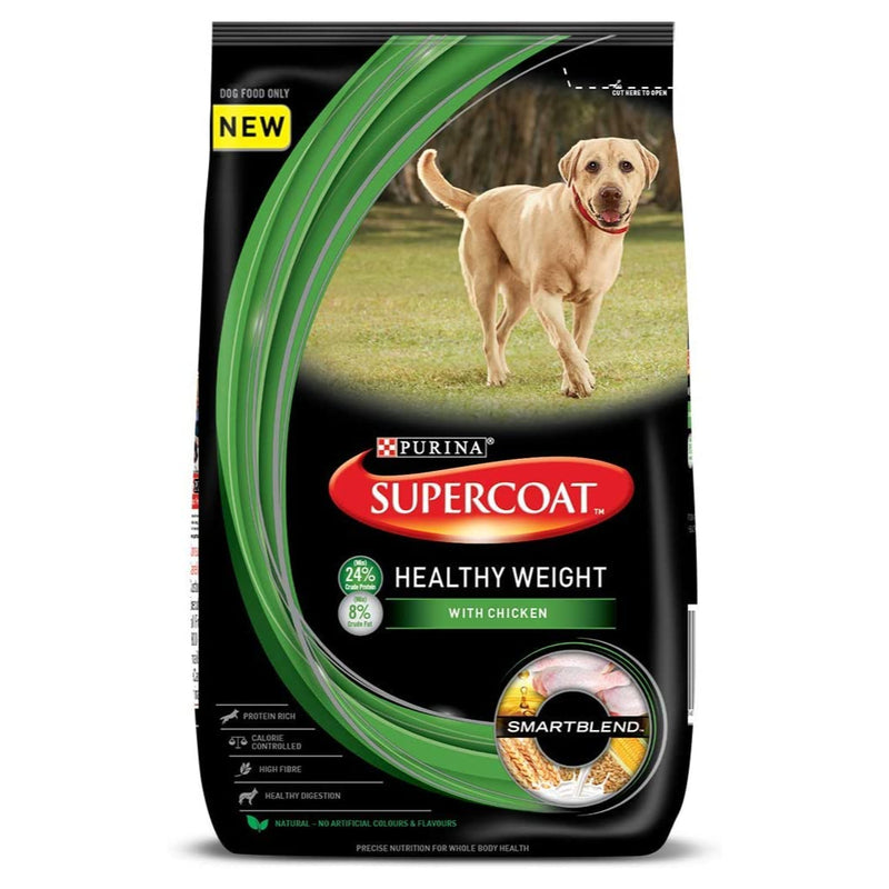 PURINA - SUPERCOAT - Healthy Weight Dry Dog Food, Chicken