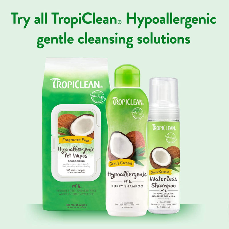 Tropiclean - Gentle Coconut Shampoo, Hypo allergenic, 355 ml
