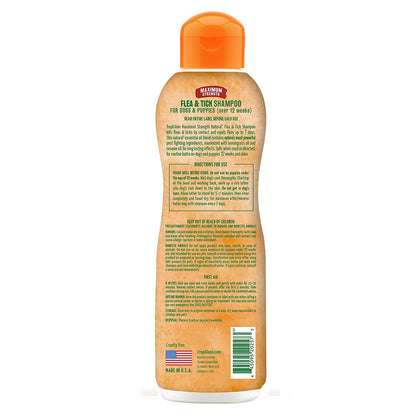 Tropiclean - Natural Flea & Tick Shampoo, Maximum Strength