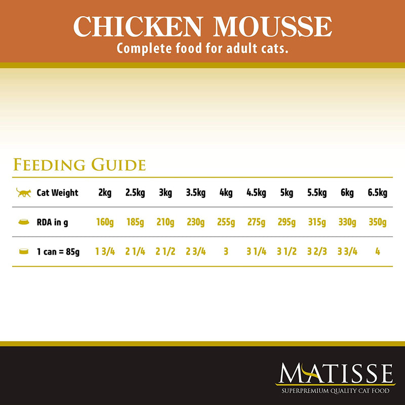 Matisse - Chicken Mousse - Wet Cat Food, 85g