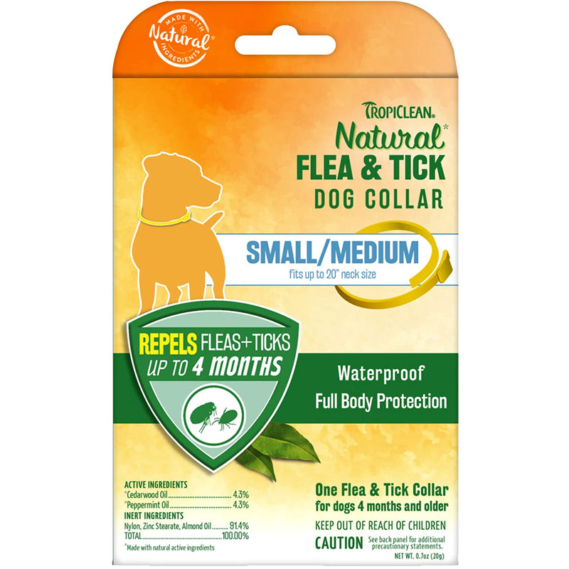Tropiclean - Natural Flea And Tick Collar For Small/Medium Dogs