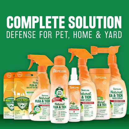 Tropiclean - Natural Flea & Tick Shampoo, Maximum Strength