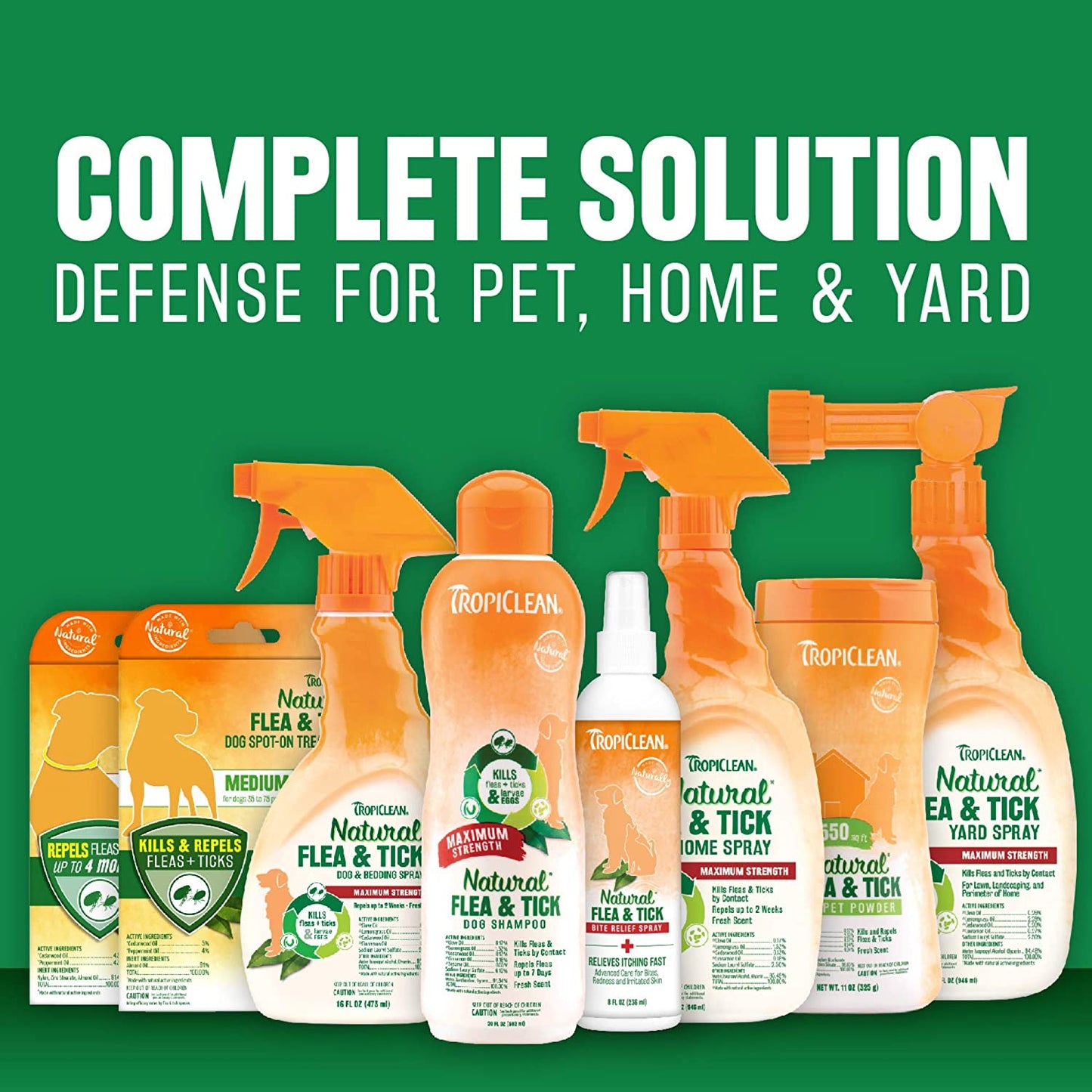 Tropiclean - Natural Flea & Tick Shampoo, Plus Soothing